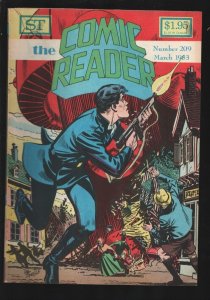 Comic Reader #209 1983-Blackhawk-New comic info-Marvel-DC-Comic strips & coll...