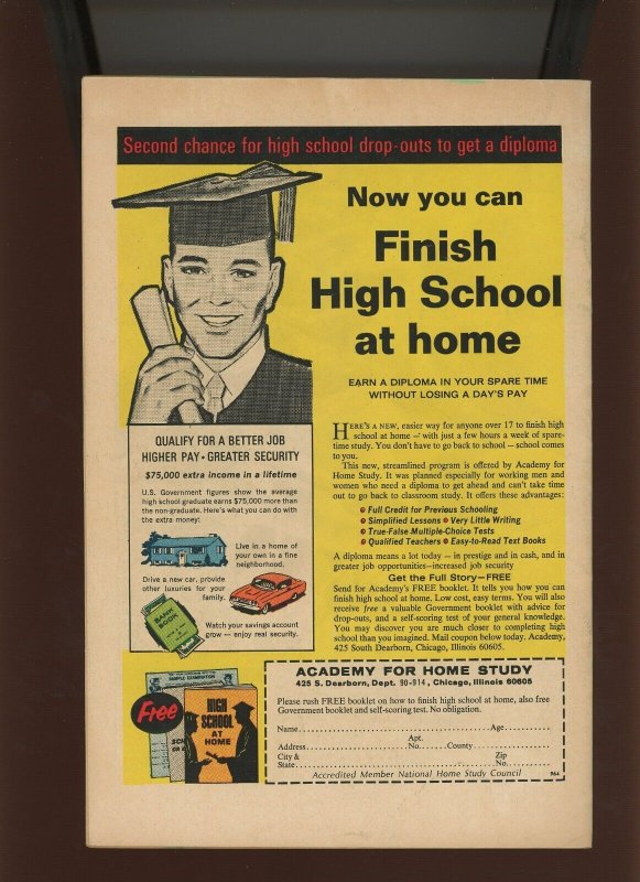 The Avengers #65 ~ Mightier Than The Sword? ~ 1969 (5.0) WH