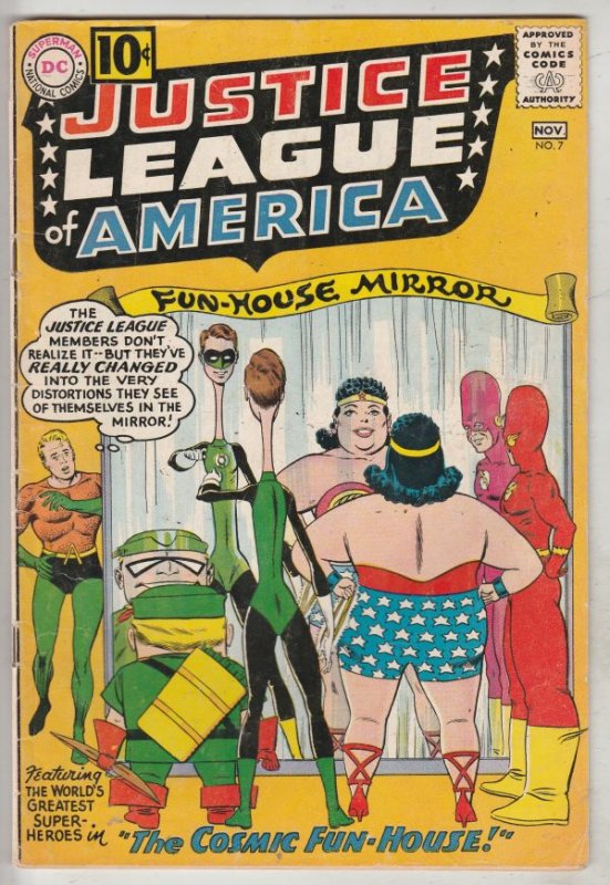 Justice League of America #7 (Nov-61) VG/FN+ Mid-Grade Justice League of America