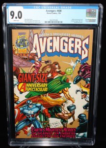 Avengers #400 - 400th Anniversary Issue Wraparound - CGC Grade 9.0 - 1996