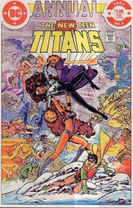 New Teen Titans (1980 series) Annual #1, Fine (Stock photo)