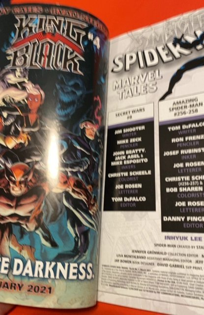 SYMBIOTE SPIDER-MAN MARVEL TALES #1 1:50 LEE VIRGIN VARIANT MARVEL COMICS NM