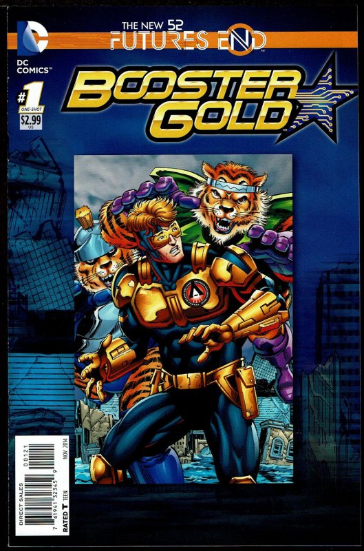 Futures End Booster Gold Standard Cover (2014, DC) 9.2 NM-