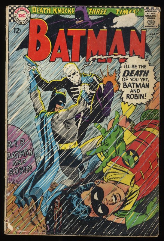 Batman #180 Death Knocks Three Times!