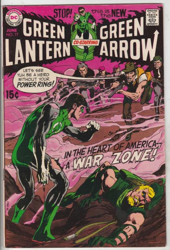 Green Lantern #77 (Jun-70) FN/VF+ High-Grade Green Lantern, Green Arrow