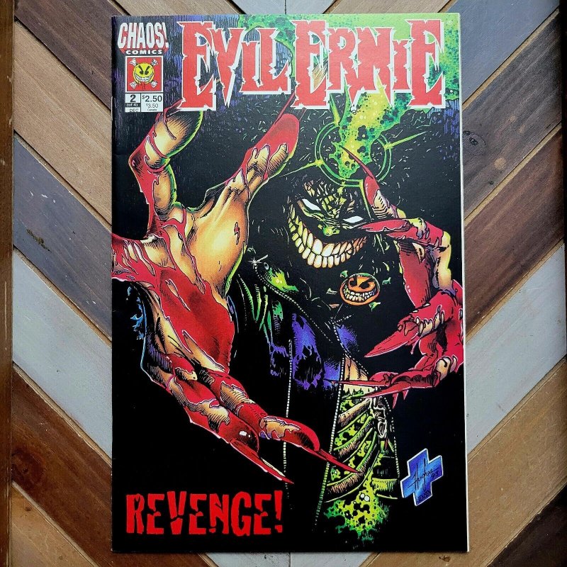 EVIL ERNIE: REVENGE #2, 3 (Chaos 1993) Plus KILLZONE Previews HUGHES & PULIDO
