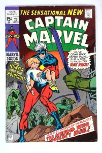 Captain Marvel #20 Rat Pack Dan Adkins Marvel (1970) VG