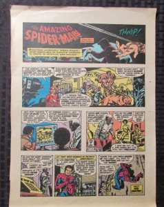 1977 SPIDER-MAN Sunday Comic Strip 11/16/77 John Romita FN- Kraven