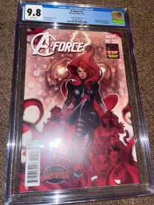 A-Force 1 (2015), Adam Hughes 1:50 Variant, 1st Singularity, CGC Graded 9.8