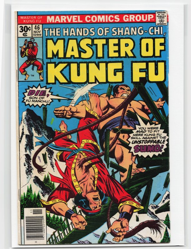 Master of Kung Fu #46 (1976) Master of Kung Fu / Shang-Chi