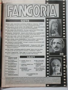 Fangoria Magazine #81 10th Anniversary Freddy's Nightmares Horror Show Toxie2!