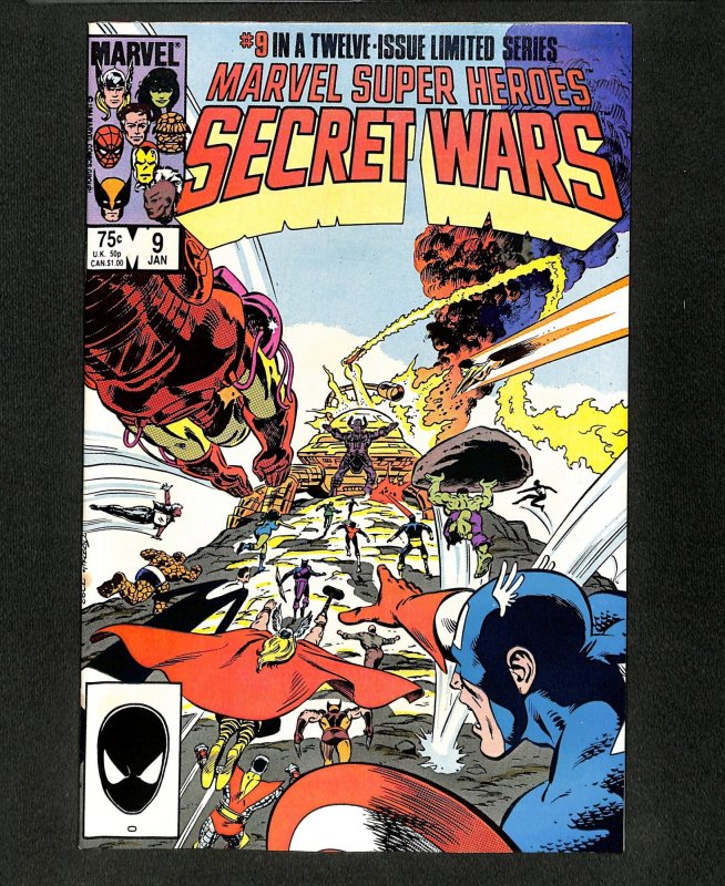 Marvel Super-Heroes Secret Wars #9 Avengers!  Iron Man!