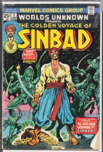 Worlds Unknown #7 (1974) Sinbad