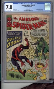 The Amazing Spider-Man #5 (1963) CGC 7.0