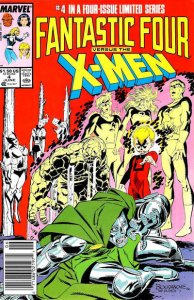 Fantastic Four Vs. X-Men #4 (Newsstand) VG ; Marvel | low grade comic