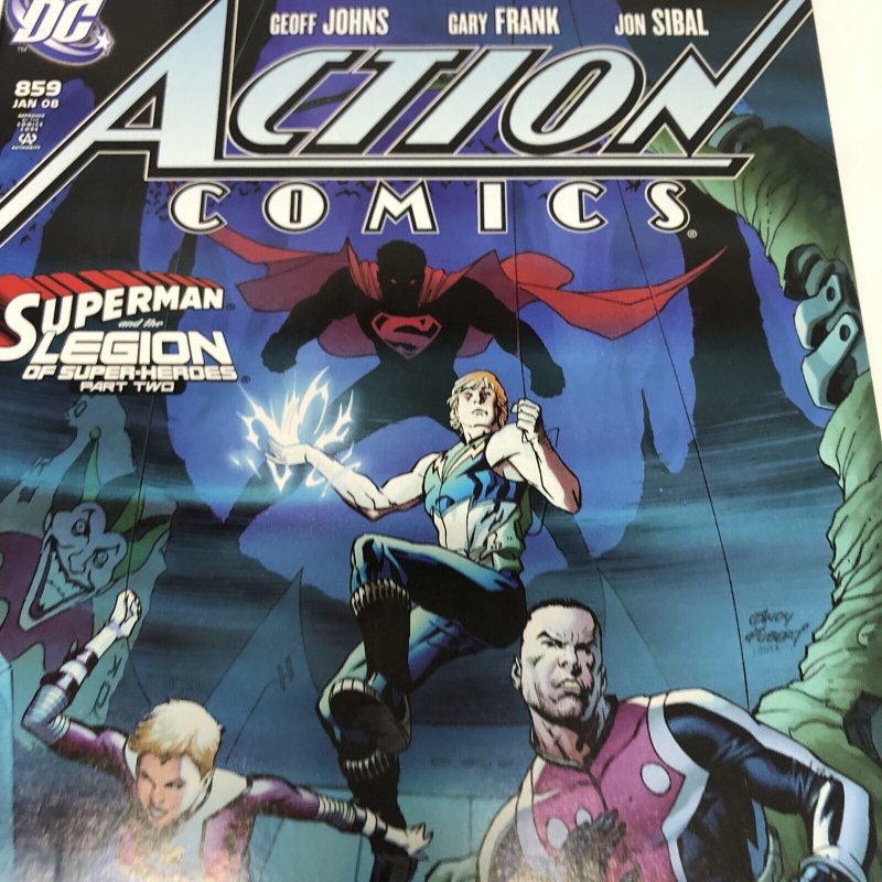 Action Comics (2008) # 859 (VF/NM) Variant Cover • Geoff Johns • 1:10