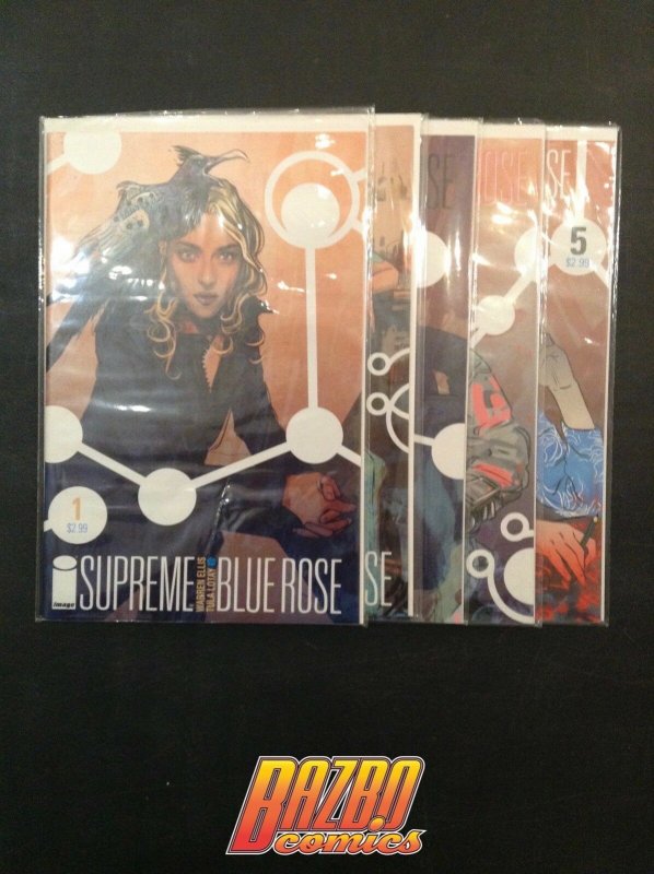 Supreme Blue Rose #1-5 Warren Ellis 1st Print Run Image Comics