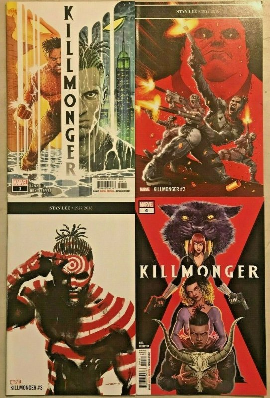 KILLMONGER#1-4 VF/NM LOT 2018 MARVEL COMICS