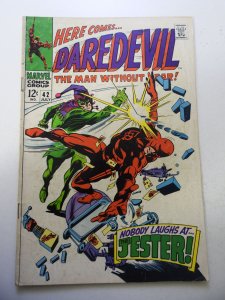 Daredevil #42 (1968) VG- Cond centerfold detached at 1 staple, 1/2 Spine Split