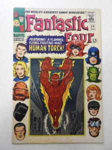 Fantastic Four #54 (1966) VG- Condition moisture stain