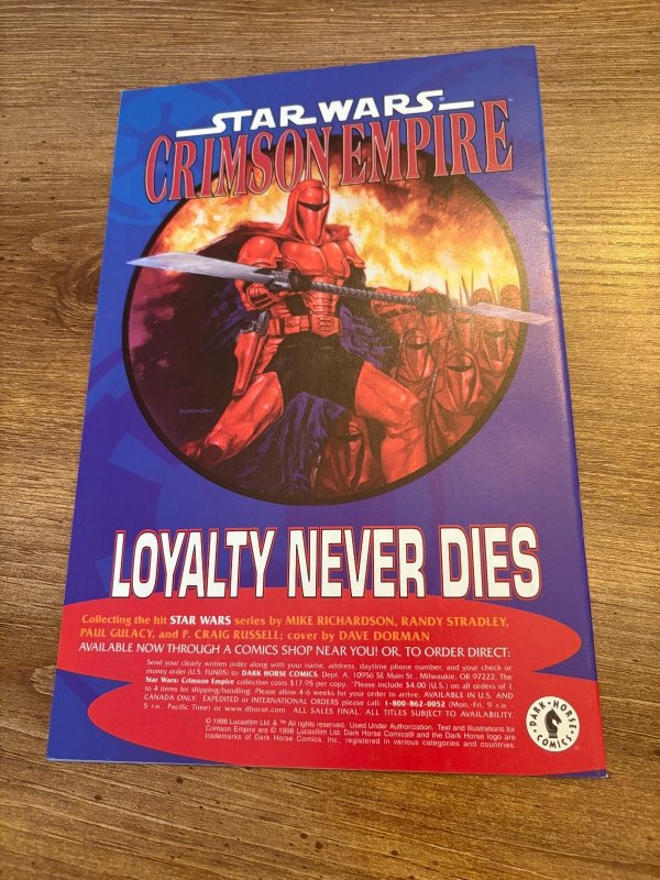 Prelude To Rebellion Star Wars # 1 VF Dark Horse Comic Book 5 J409