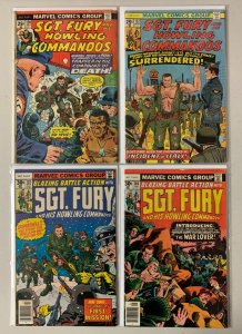 Sgt. Rock + Howling Commandos lot DC 14 diff 4.0 VG (1974-81)