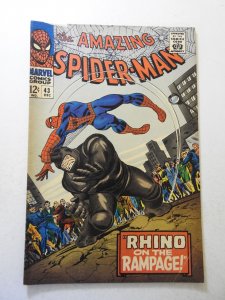 The Amazing Spider-Man #43 (1966) VG- Cond moisture stain, rust bottom staple