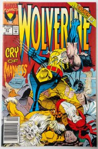 Wolverine #51 NEWSSTAND (VF+)(1991)