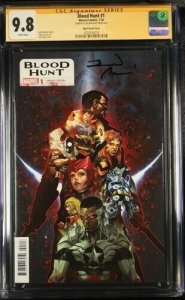 Blood Hunt (2024)  # 1 (9.8 CGC SS) Signed Jed Mackay * Marvel Comics * Larraz