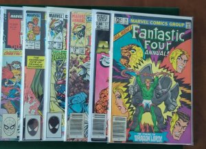 Fantastic Four Annuals #16 17 18 19 20 21 22 25 26