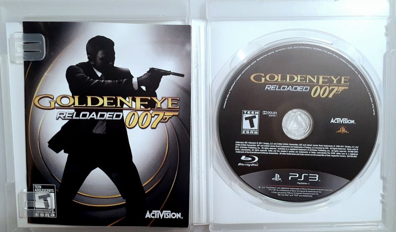 Goldeneye Reloaded 007 J Bond Sony PS3 Video Game Comics Collectibles Sold As-Is