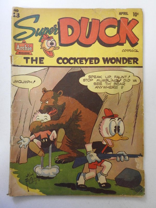 Super Duck Comics #13 GD Condition! See description