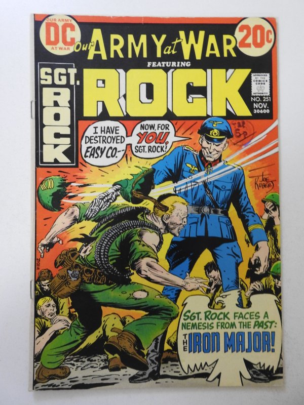 Our Army at War #251 (1972) FN Condition! stamp fc