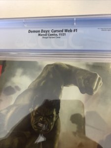 Demon Days: Cursed Web (2021) #1 (CGC 9.8) Bengal Variant Cover Census 5!