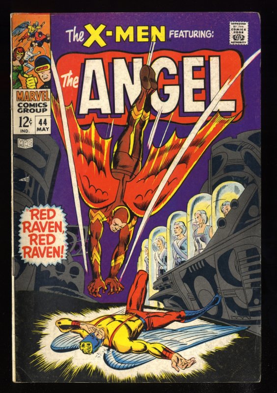 X-Men #44 VG/FN 5.0 1st Silver Age Red Raven!