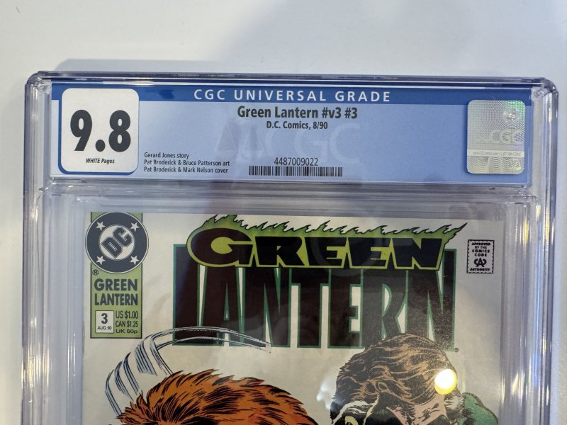 Green Lantern #3 CGC 9.8 DC ( 1990)