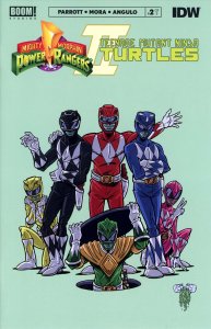 Mighty Morphin Power Rangers/ Teenage Mutant Ninja Turtles II #2C VF/NM ; Boom!