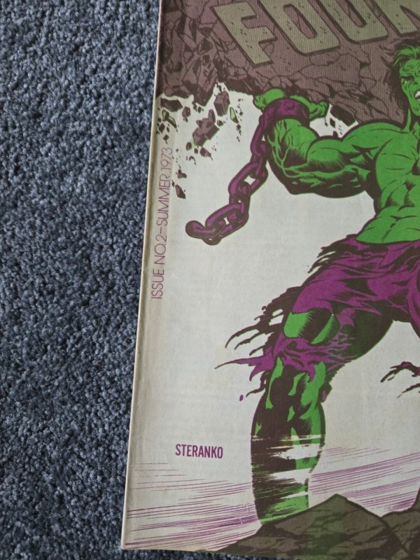 FOOM Magazine #2 1973 Marvel Comics 1st Wolverine Concept Art