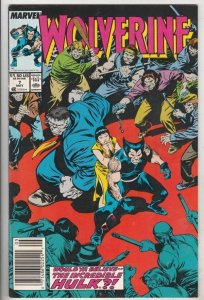 Wolverine #7 (May-89) 1st Mr. Fix It aka The Hulk! NM- High-Grade Wolverine Key!