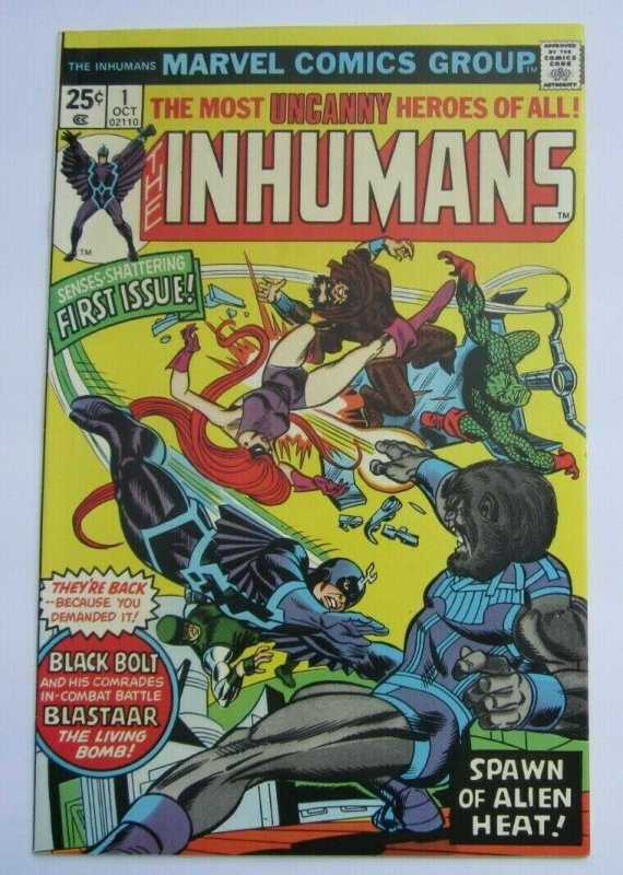 Inhumans #1 VF+ Key Issue 1st Print Marvel Bronze Age Comic Black Bolt Medusa 