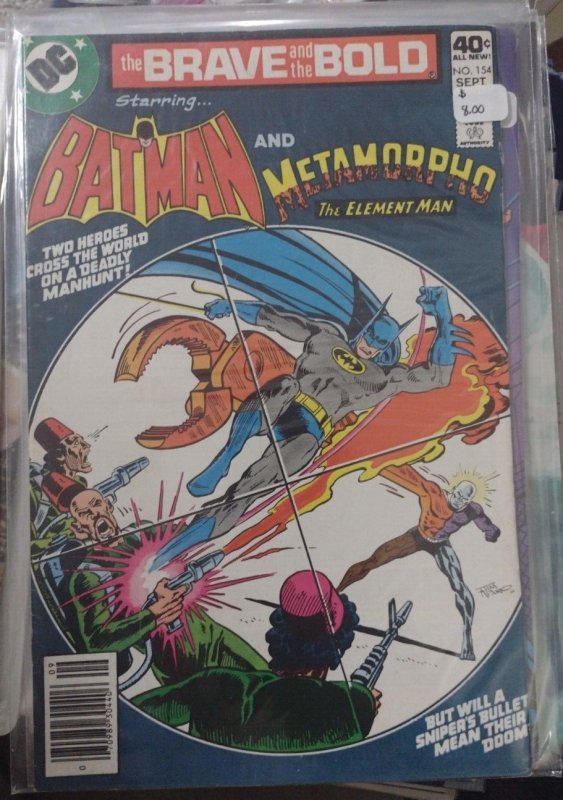 BRAVE AND THE BOLD # 154  1979 DC  COMICS BATMAN    METAMORPHO  JIM APARO