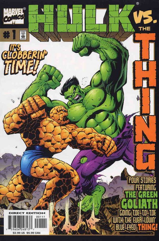 Hulk Versus Thing #1 FN ; Marvel