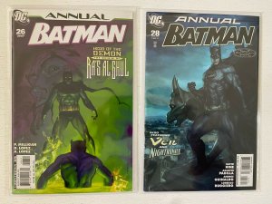 Batman Annual lot 10 different 6.0 FN (1993-2011)