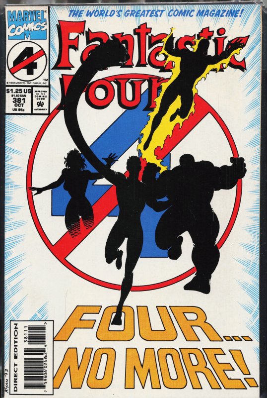 Fantastic Four #381 (1993) Fantastic Four