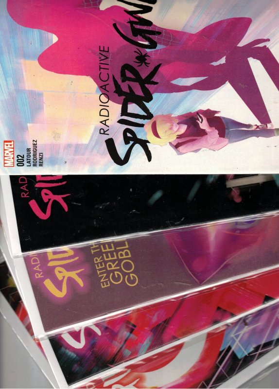 Radioactive Spider-Gwen #1-6 SET! (2015) High-Grade Complete Set 1-6 NM- Wow!