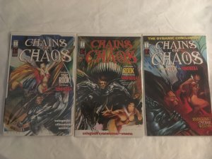 CHAINS OF CHAOS #1, 2, 3 VFNM Condition