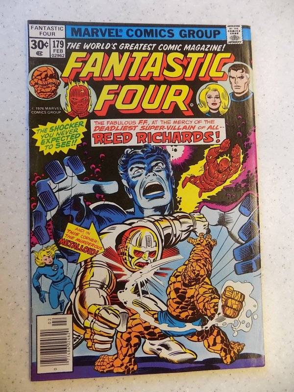 FANTASTIC FOUR # 179 MARVEL BRONZE ACTION THING TORCH FN