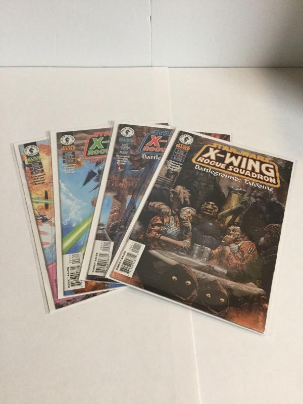 Star Wars X-Wing Rogue Squadron Battleground: Tatooine 1-4 Lot Nm- Near Mint- A5