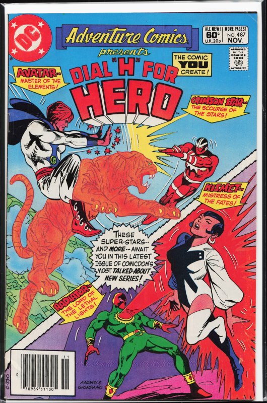 Adventure Comics #487 (1981) Dial H for Hero