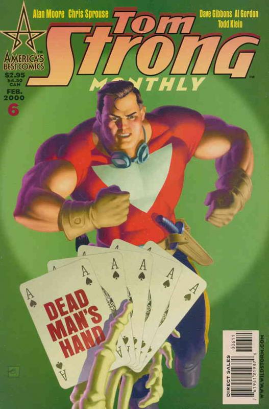 Tom Strong #6 VF/NM ; America's Best | Alan Moore Poker Cover